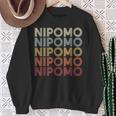 Nipomo California Nipomo Ca Retrointage Text スウェットシャツ 年配の女性への贈り物