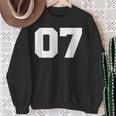 Number 07Ports Jersey Player 07 7 Fan Front Printarsity スウェットシャツ 年配の女性への贈り物