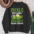 Pickle Paradiese Wherveggie For Pickle Paradiese ピクルスギフトとキュウリ用 スウェットシャツ 年配の女性への贈り物