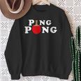 Ping Pong ピンポン卓球 おもしろレトロ スウェットシャツ 年配の女性への贈り物