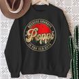 Poppi Because Grandpa Is For Old Guys Grandpa Sweatshirt Gifts for Old Women