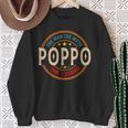 Poppo The Legend The Man Poppo Fathers Day Sweatshirt Gifts for Old Women
