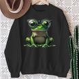 Ranaerde Con Gafas Deol Divertido Reptil Herpetología Amor Camisa de entrenamiento Regalos para ancianas