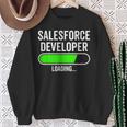 Salesforce開発者 卒業 卒業生 新しい仕事を読み込んでいます スウェットシャツ 年配の女性への贈り物