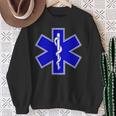 Star Of Life Rod Of Asclepius Emt Ems パラメディック メディック スウェットシャツ 年配の女性への贈り物