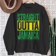 Straight Outta Jamaica ジャマイカ カリビアン レトロ レゲエ パーティー スウェットシャツ 年配の女性への贈り物
