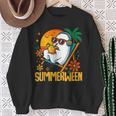 Summerween Ghost Halloween Summer Beach Vibes Sweatshirt Gifts for Old Women