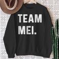 Team Mei 名前 スウェットシャツ 年配の女性への贈り物