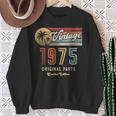 Vintage 1975 Original Piezas Palmas 50 Cumpleaños Camisa de entrenamiento Regalos para ancianas