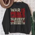 War Is Peace 引用tシャツ スウェットシャツ 年配の女性への贈り物