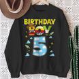 Western Family Birthday Boy 5 Cowboy 5Th Birthday Sweatshirt Gifts for Old Women
