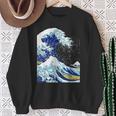 【神奈川沖浪裏】葛飾北斎 和柄 日本のお土産 贈り物 ギフト スウェットシャツ 年配の女性への贈り物