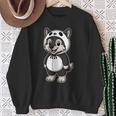 かわいいオオカミのパンダコスチューム ガールズ キッズ オオカミ愛好家 長袖tシャツ スウェットシャツ 年配の女性への贈り物