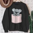 かわいいコアラ コアラベア ポケットアニマル メンズ レディース ティーン キッズ スウェットシャツ 年配の女性への贈り物