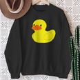 かわいいラバーダックイエローグラフィックかわいいラバーダック スウェットシャツ 年配の女性への贈り物