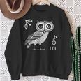 アテナのフクロウ ギリシャ神話 古代ギリシャ スウェットシャツ 年配の女性への贈り物