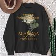アラバマ準州ワイルドフラワー オークの葉のアジサイ スウェットシャツ 年配の女性への贈り物
