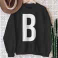 アルファベットアルファベットモノグラムイニシャル。 スウェットシャツ 年配の女性への贈り物
