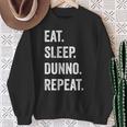 イート・スリープ・ディスクダンノ・リピート スウェットシャツ 年配の女性への贈り物