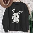ウサギの穴から出てトラブルに巻き込まれる スウェットシャツ 年配の女性への贈り物