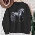エレガントなアラビア馬のデザイン、馬好きに最適です。 スウェットシャツ 年配の女性への贈り物