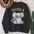 オーストラリアの国旗がかわいいコアラ スウェットシャツ 年配の女性への贈り物