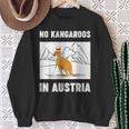 オーストリアにカンガルーはいない 愉快なオーストリア旅行 スウェットシャツ 年配の女性への贈り物