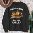 カワイイ キュート パエリア I'm Just Here For The Paella スウェットシャツ 年配の女性への贈り物