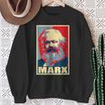 カール・マルクス プロパガンダ ポスター ポップアート スウェットシャツ 年配の女性への贈り物