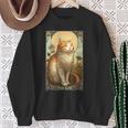 キャットタロットカード、サンタロットカード、アールヌーボーtシャツ スウェットシャツ 年配の女性への贈り物