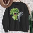 クールブロッコリー ベジタリアン ビーガン ベジタブルフード メンズ レディース スウェットシャツ 年配の女性への贈り物