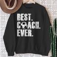サッカーコーチtシャツ サッカー史上最高のコーチギフト。 スウェットシャツ 年配の女性への贈り物