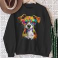 サングラスをかけたジャック・ラッセル・テリア ジャック・ラッセル愛好家 スウェットシャツ 年配の女性への贈り物