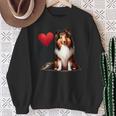 シェルティ・ドッグ・ママ、シェットランド・シープドッグ・ママ スウェットシャツ 年配の女性への贈り物