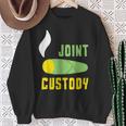 ジョイントカストディ マリファナウィード スウェットシャツ 年配の女性への贈り物
