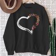 チア・チアリーディング・ハート スウェットシャツ 年配の女性への贈り物