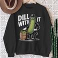 ディル ウィズ イット ピクルス キュウリ ピクルス おもしろピクルス スウェットシャツ 年配の女性への贈り物