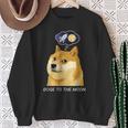 ドージコインdogecoin Hodl 月へ月にto The Moon 暗号通貨doge Memeドージミーム スウェットシャツ 年配の女性への贈り物