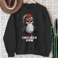 ニワトリ ママ 農業 農家 鶏牧場 面白い 鶏 スウェットシャツ 年配の女性への贈り物