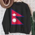 ネパール国旗 スウェットシャツ 年配の女性への贈り物