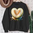 ハニーデューメロン ハート型 サマーフルーツ スウェットシャツ 年配の女性への贈り物