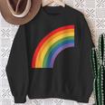 ハーフレインボー Roygbiv カラフルラッキーレインボー スウェットシャツ 年配の女性への贈り物