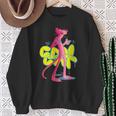 ピンクパンサー クールな猫 グラフィティ チョークアート スウェットシャツ 年配の女性への贈り物