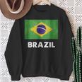 ブラジル国旗tシャツ スウェットシャツ 年配の女性への贈り物