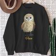 プエオ ハワイアンショートイヤーフクロウ スウェットシャツ 年配の女性への贈り物