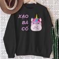 ベトナム ベトナム語 ベトナムの言葉 ザオバーコー 面白いジョーク 嘘つき ユニコーン スウェットシャツ 年配の女性への贈り物