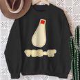マヨネーズ【マヨラー】ご飯タイム【変なtシャツ屋さん】面白い ポップ デザイン スウェットシャツ 年配の女性への贈り物