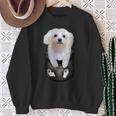 マルチーズ マルタ犬 マルタ語 スウェットシャツ 年配の女性への贈り物