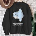 マンボウ Manbo【どうぶつフレンズ】魚 ゆるくて かわいい キャラクター イラスト スウェットシャツ 年配の女性への贈り物