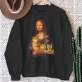 モナリザ 面白いtシャツ 柴犬 イヌ わんこ メンズ 犬好き グッズ かわいい おもしろ 面白い 服 ネタ スウェットシャツ 年配の女性への贈り物